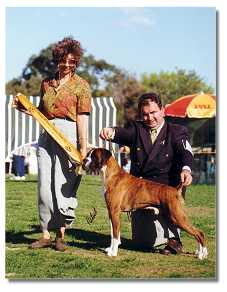 Radin winning Best Aust. Bred in Show